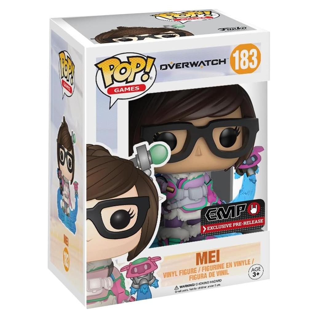 Figura de Vinilo Funko Pop Overwatch Mei 10 cm Edición Limitada