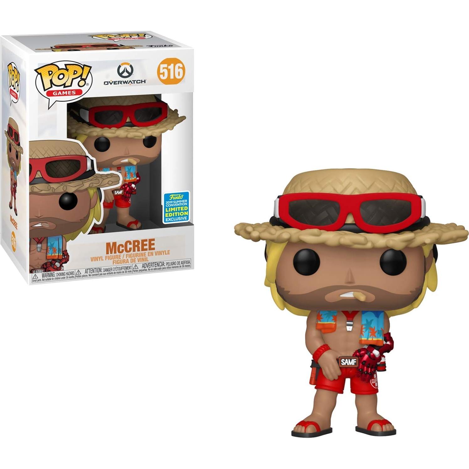 Figura de Acción Funko Pop! Overwatch McCree Playa 9.5 cm
