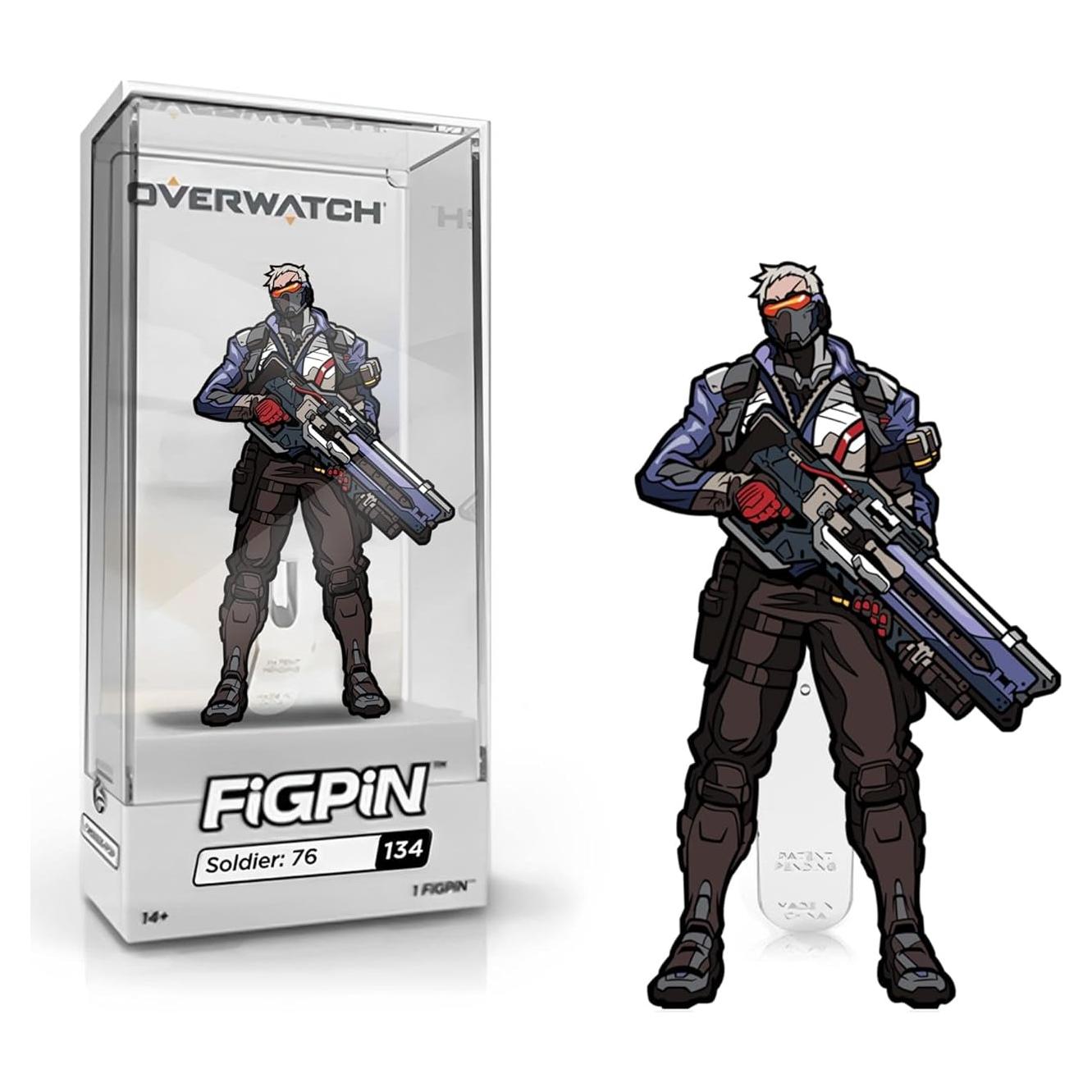 FiGPiN Pin Coleccionable Overwatch Soldado: 76 76.2mm