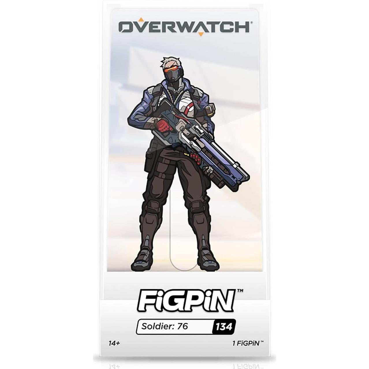FiGPiN Pin Coleccionable Overwatch Soldado: 76 76.2mm