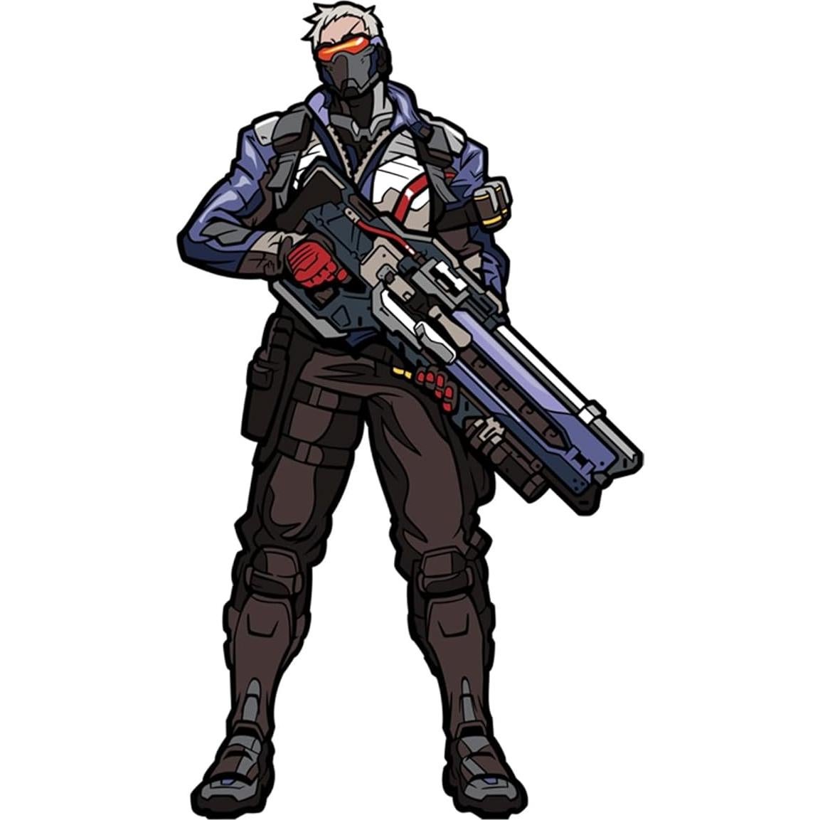 FiGPiN Pin Coleccionable Overwatch Soldado: 76 76.2mm