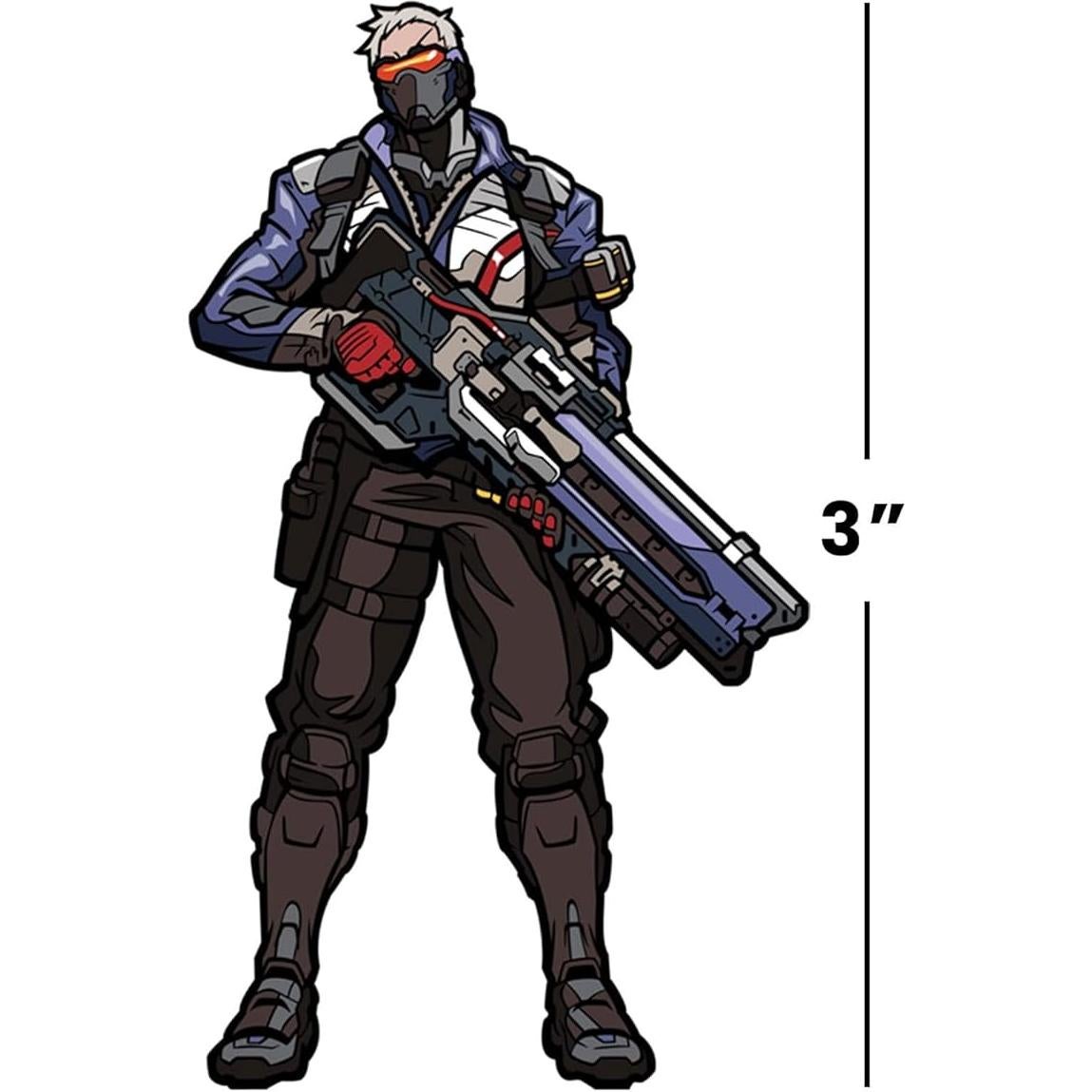 FiGPiN Pin Coleccionable Overwatch Soldado: 76 76.2mm