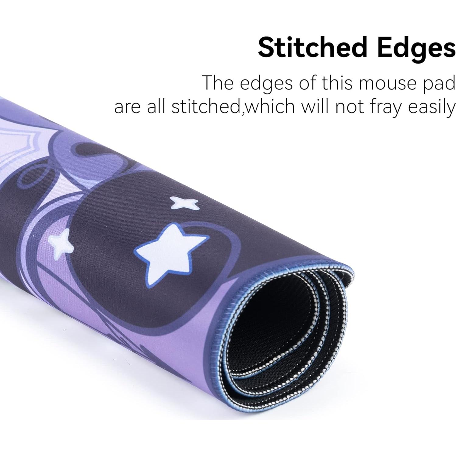 Alfombrilla de Ratón GeekShare Goma Antideslizante 40x25cm Púrpura