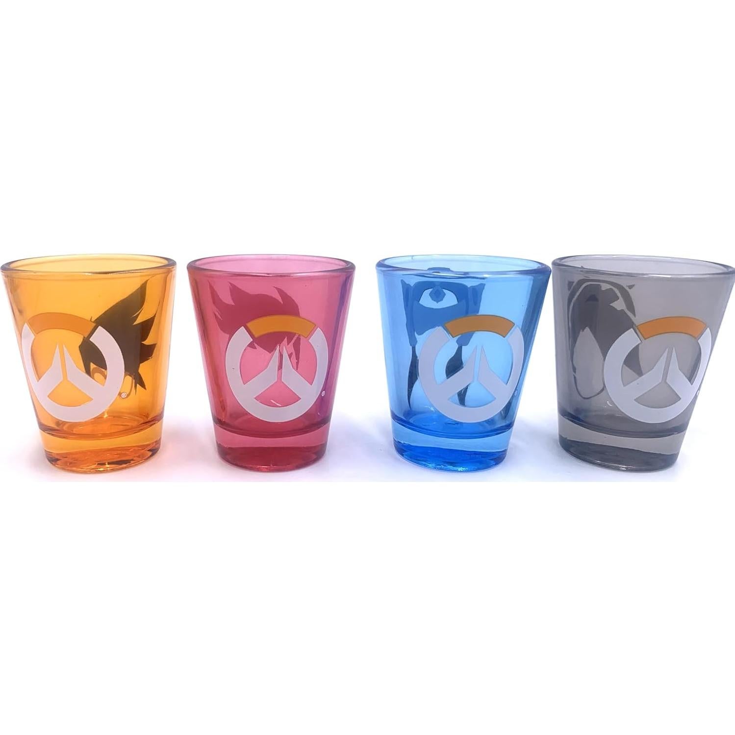 Set de 4 Vasos de Chupito Overwatch Just Funky 59 ml