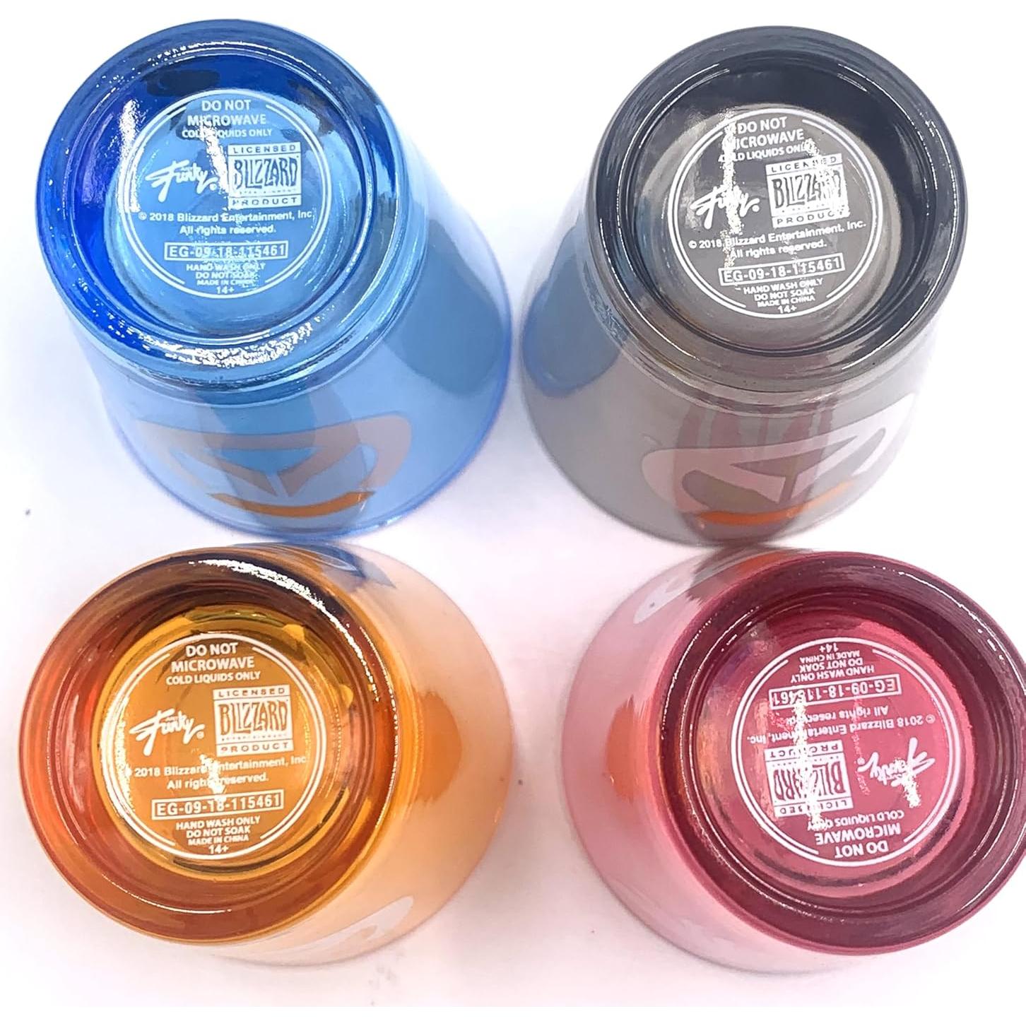 Set de 4 Vasos de Chupito Overwatch Just Funky 59 ml