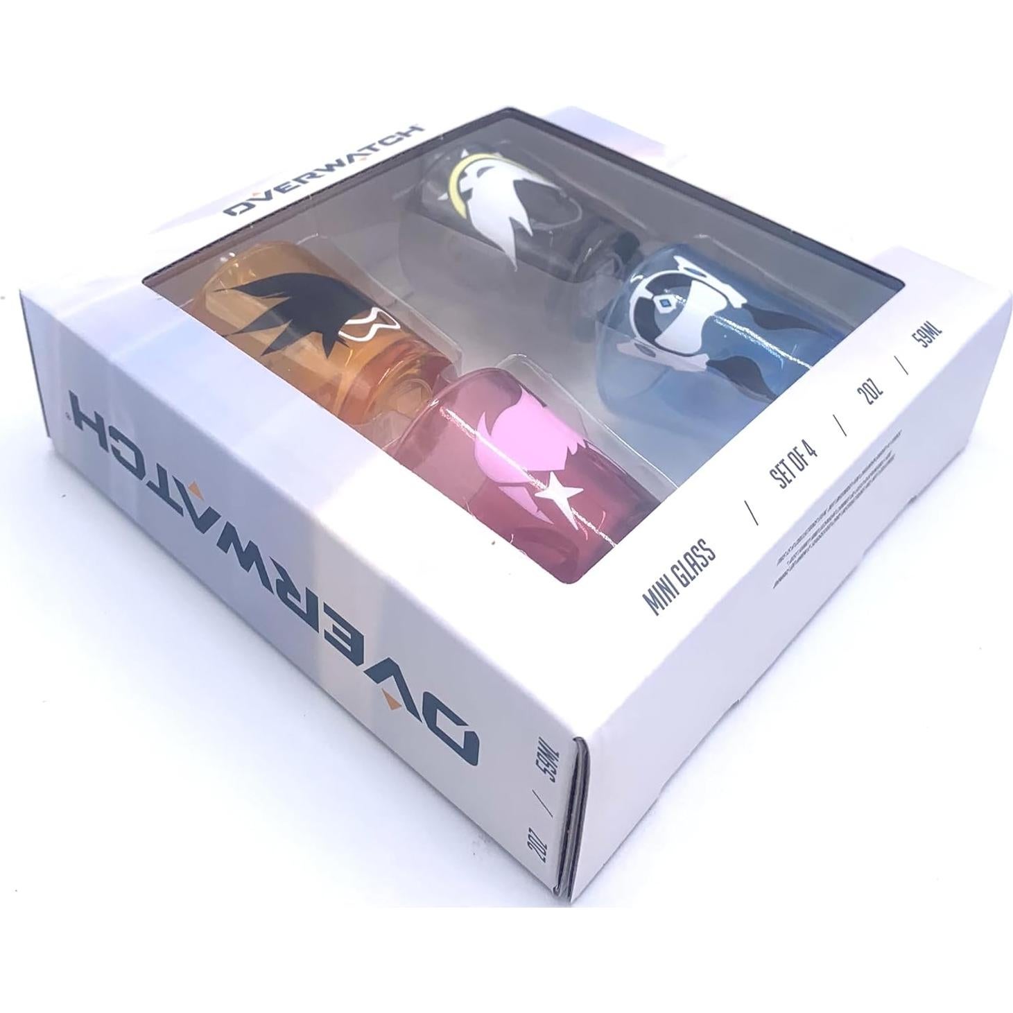 Set de 4 Vasos de Chupito Overwatch Just Funky 59 ml