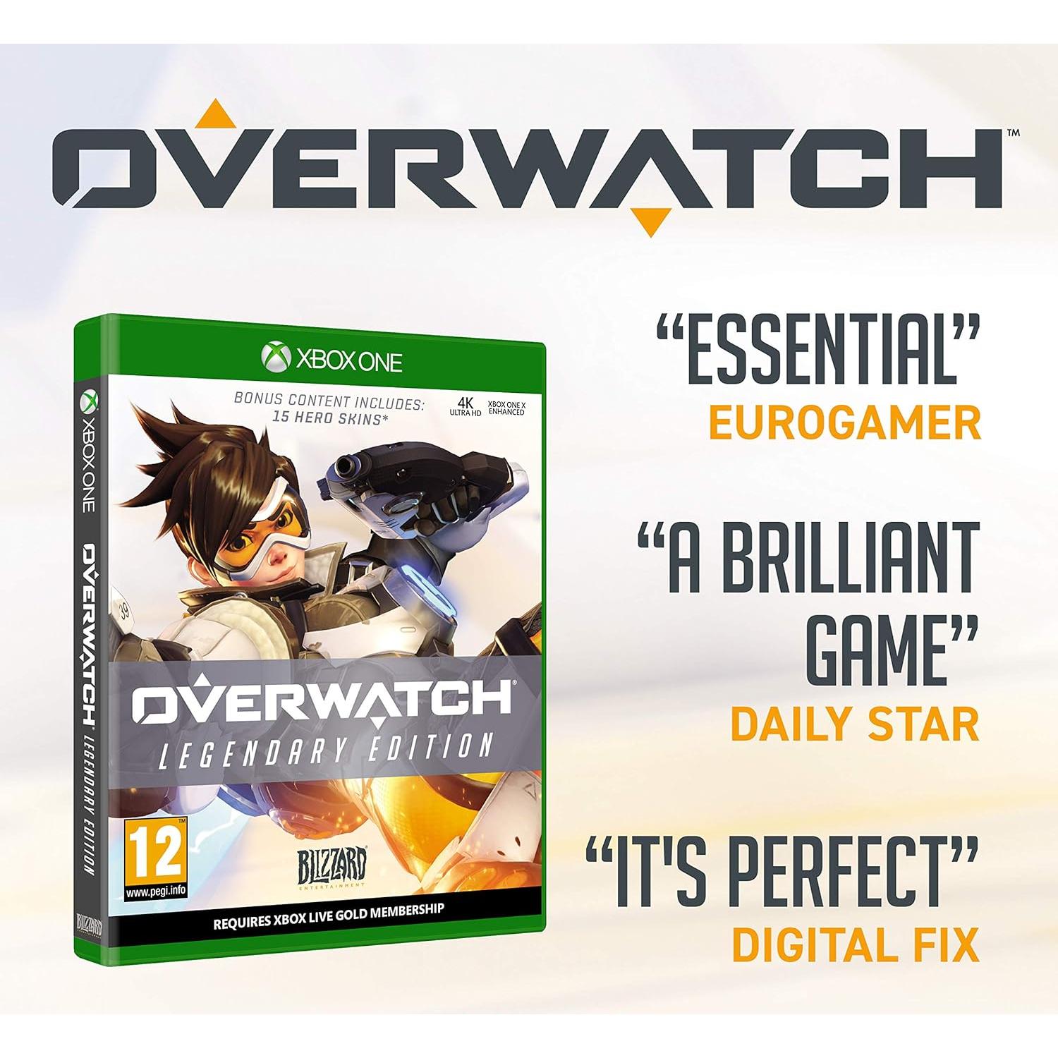 Overwatch Edición Legendaria Xbox One - 5 Skins Épicas y 5 Legendarias