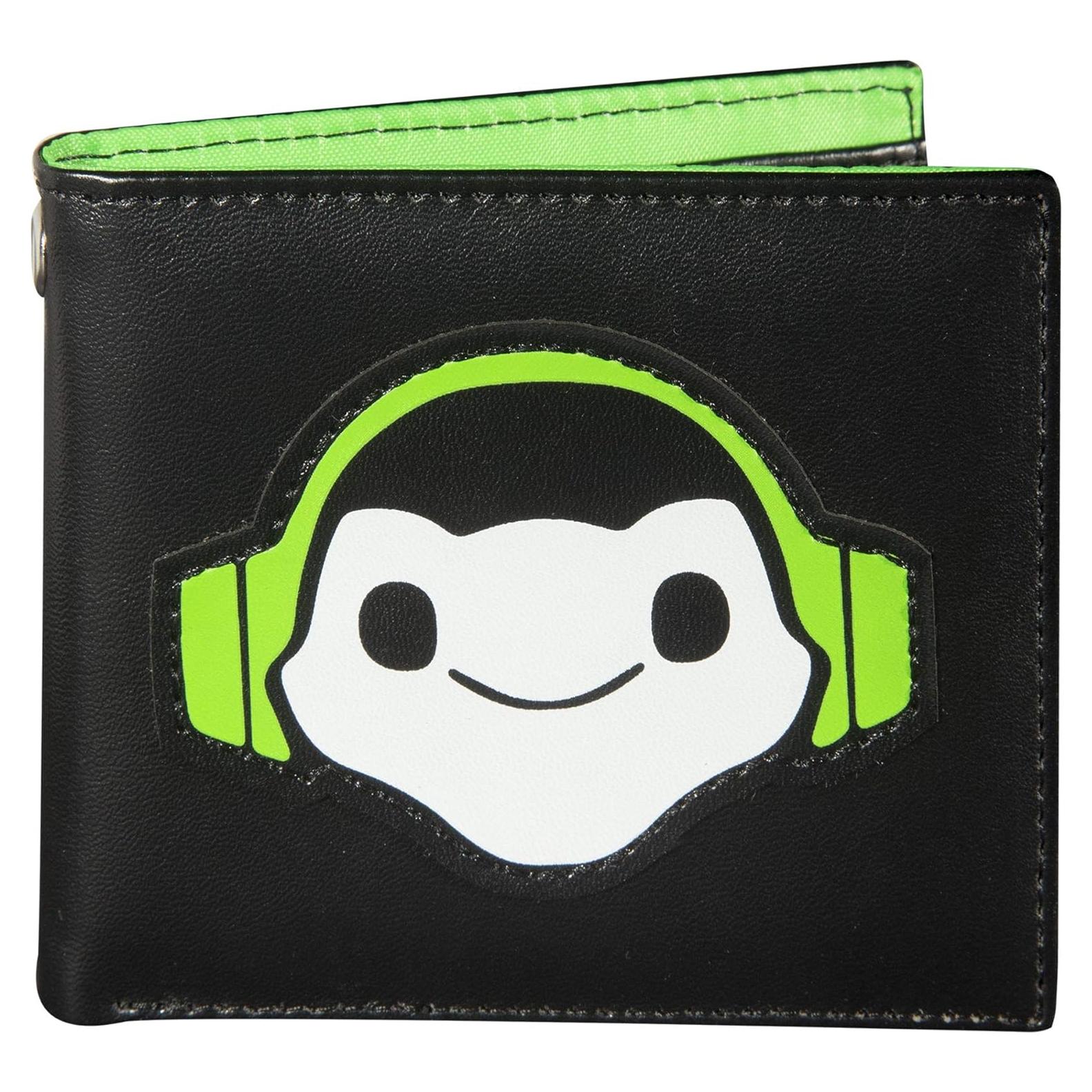 Cartera Bi-Fold JINX Overwatch Lucio Sound Barrier Negra