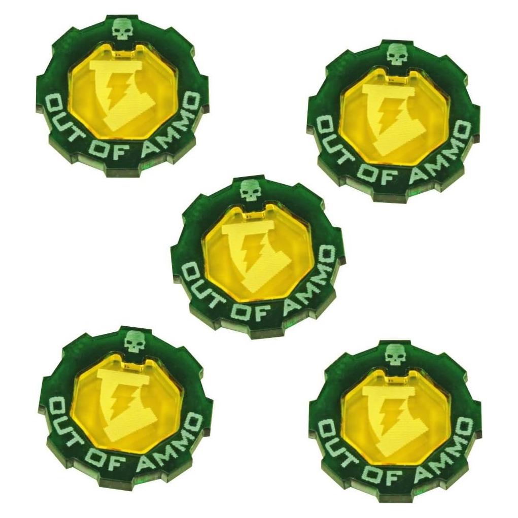 Fichas de Acción LITKO para Warhammer y Necromunda - Sin Munición