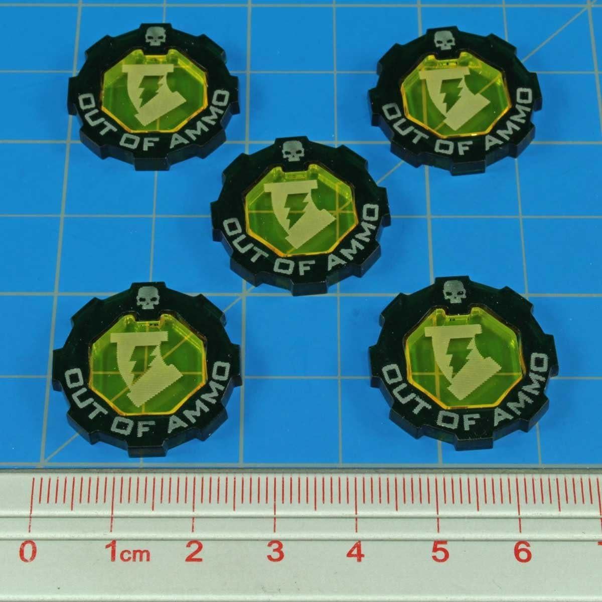 Fichas de Acción LITKO para Warhammer y Necromunda - Sin Munición