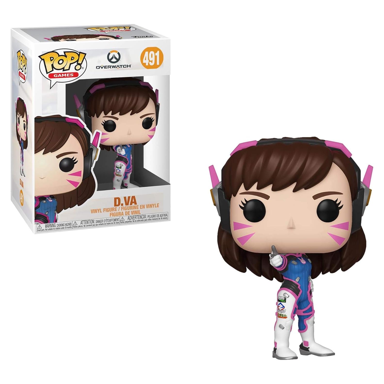 Figura Coleccionable Funko POP! D.Va Overwatch 9.5 cm Vinilo