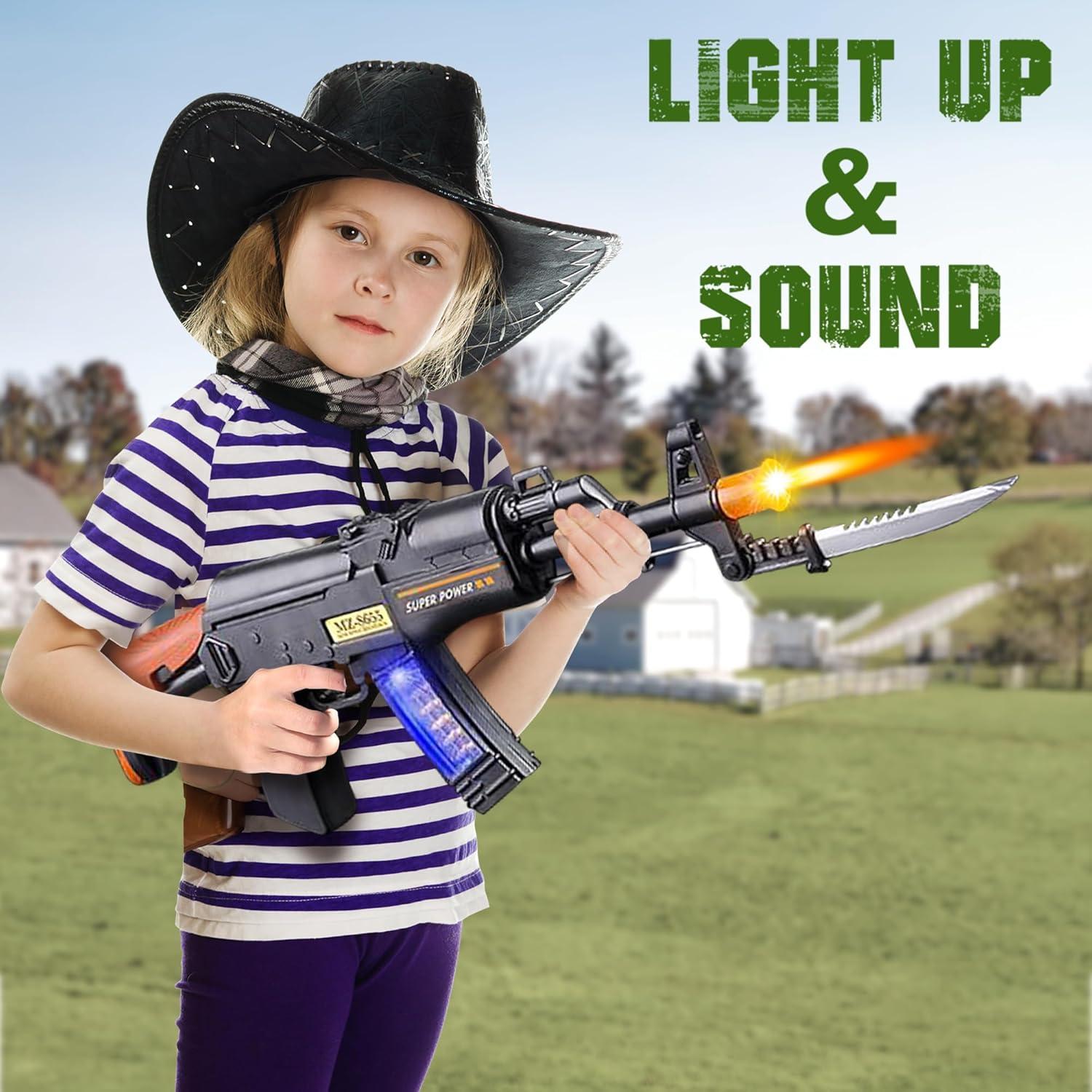 Pistola de Juguete ArtCreativity con Bayoneta Plegable 40 cm