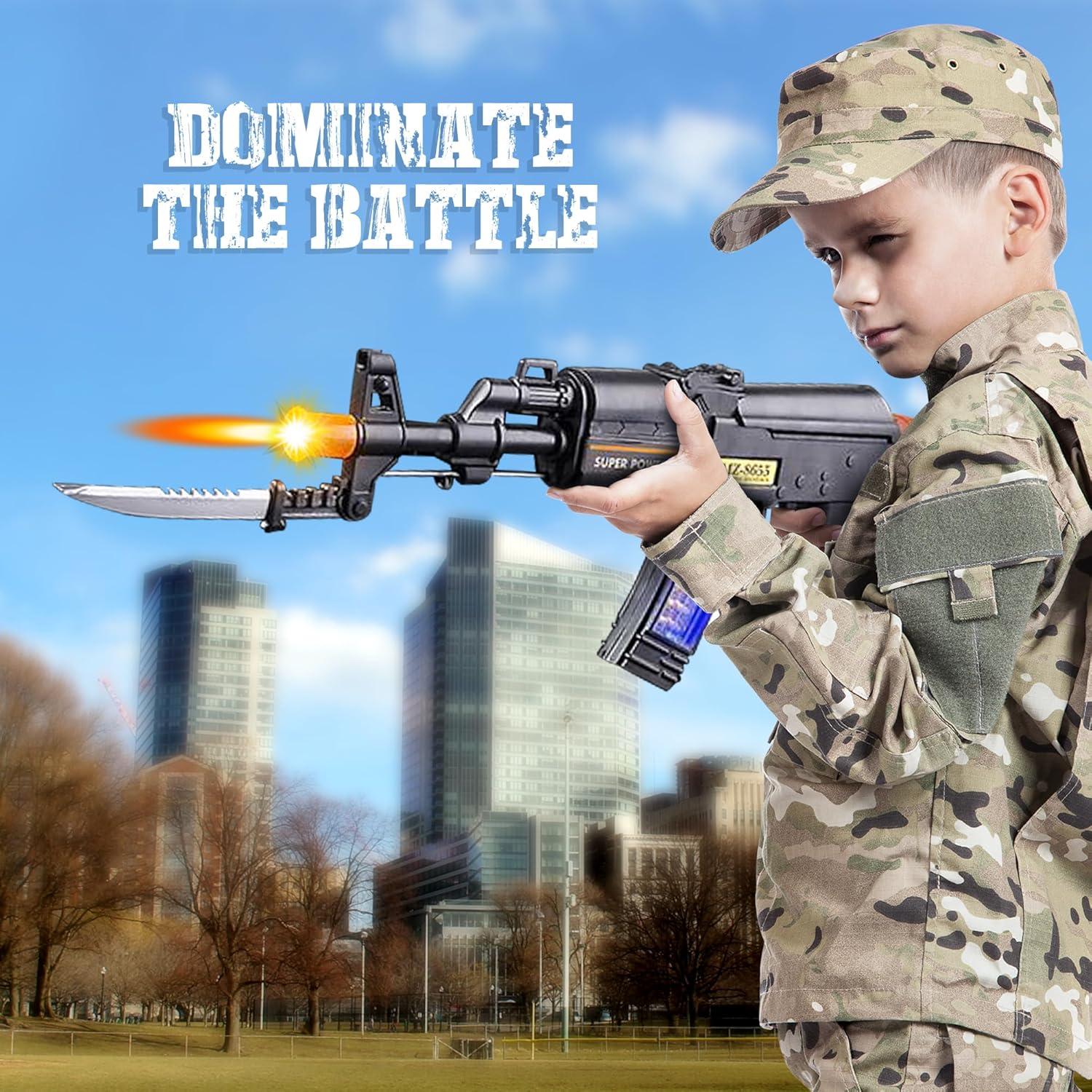 Pistola de Juguete ArtCreativity con Bayoneta Plegable 40 cm