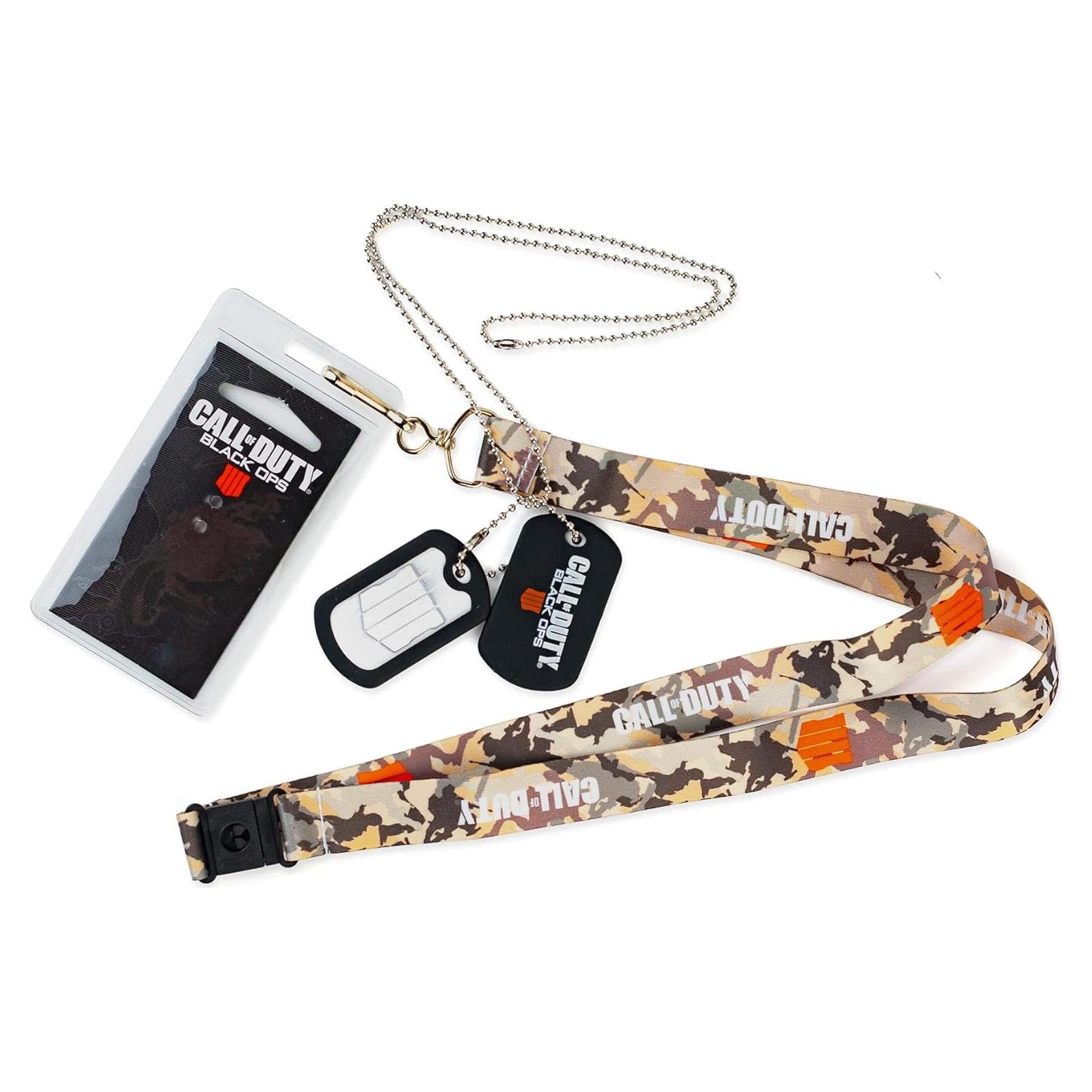 Lanyard y Placa de Identificación Call of Duty Black Ops 4