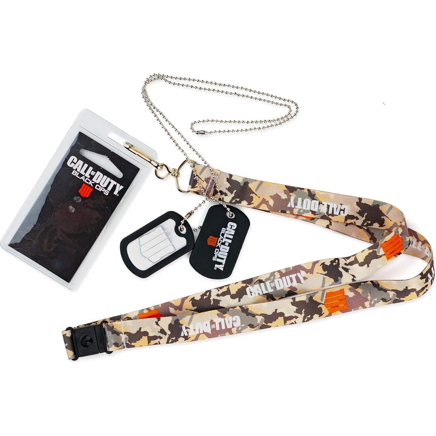 Lanyard y Placa de Identificación Call of Duty Black Ops 4