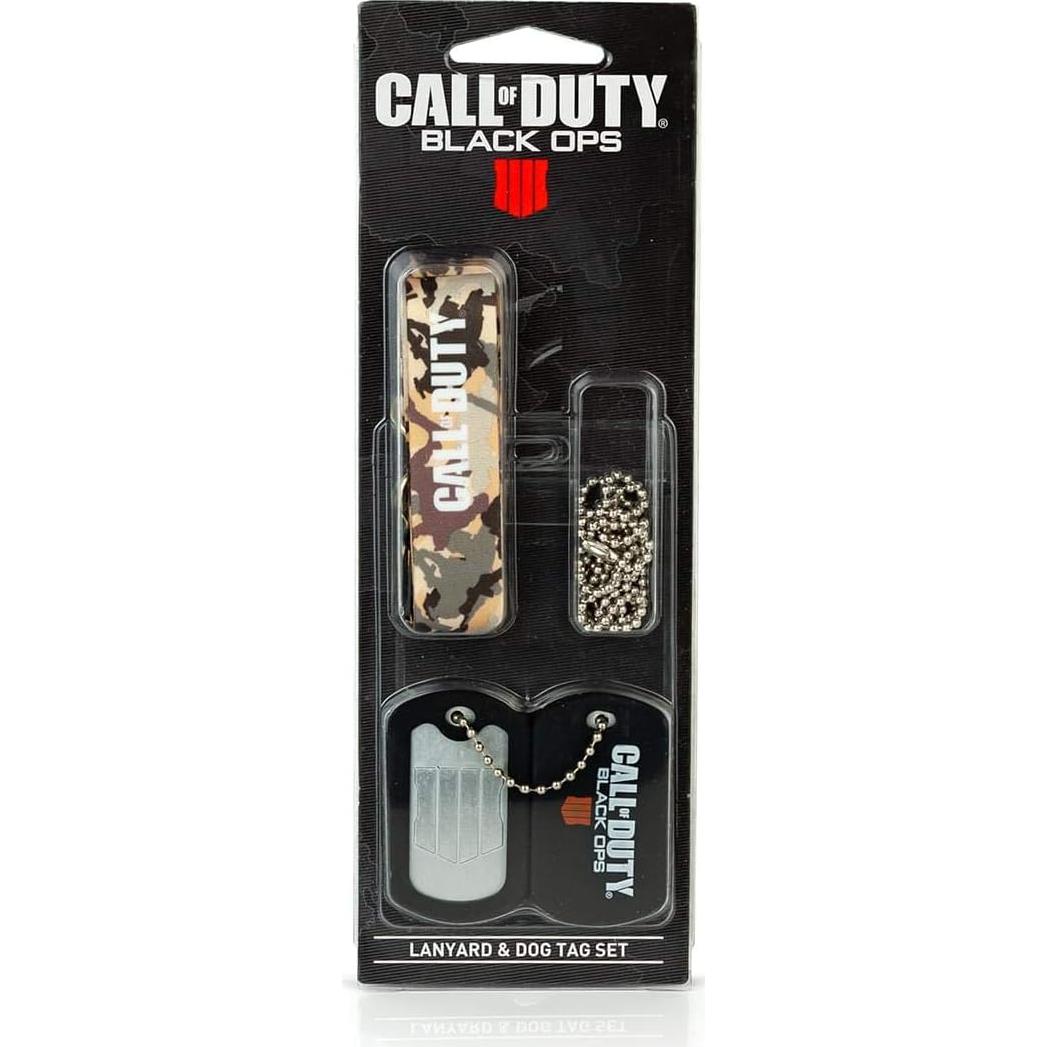 Lanyard y Placa de Identificación Call of Duty Black Ops 4