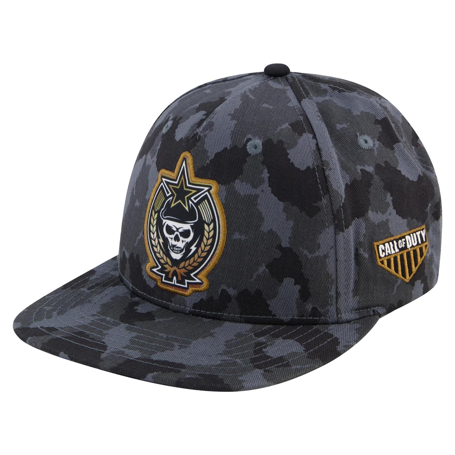 Gorra de béisbol Call of Duty ajustable algodón negra