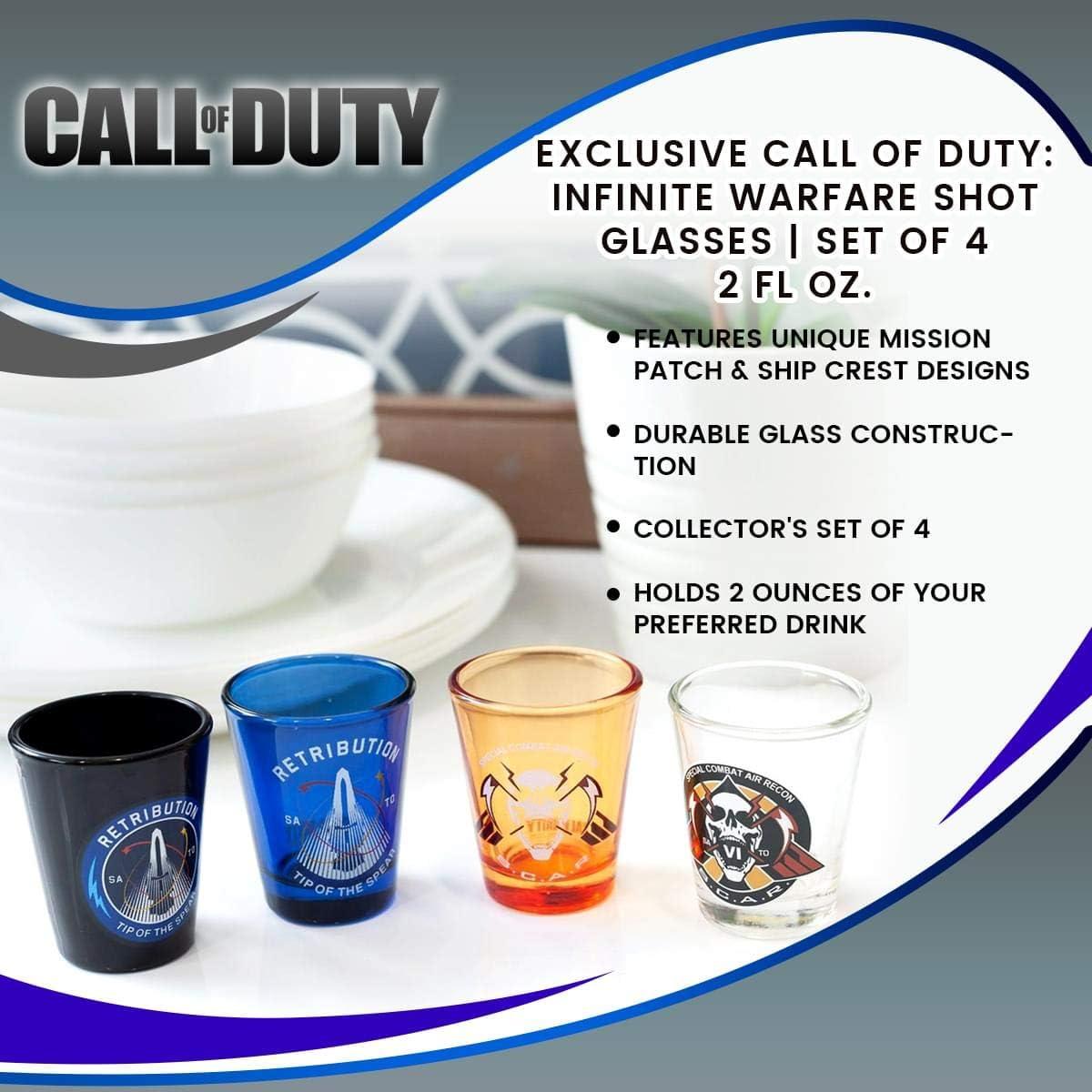Vasos de Chupito Call of Duty Infinite Warfare - Set de 4