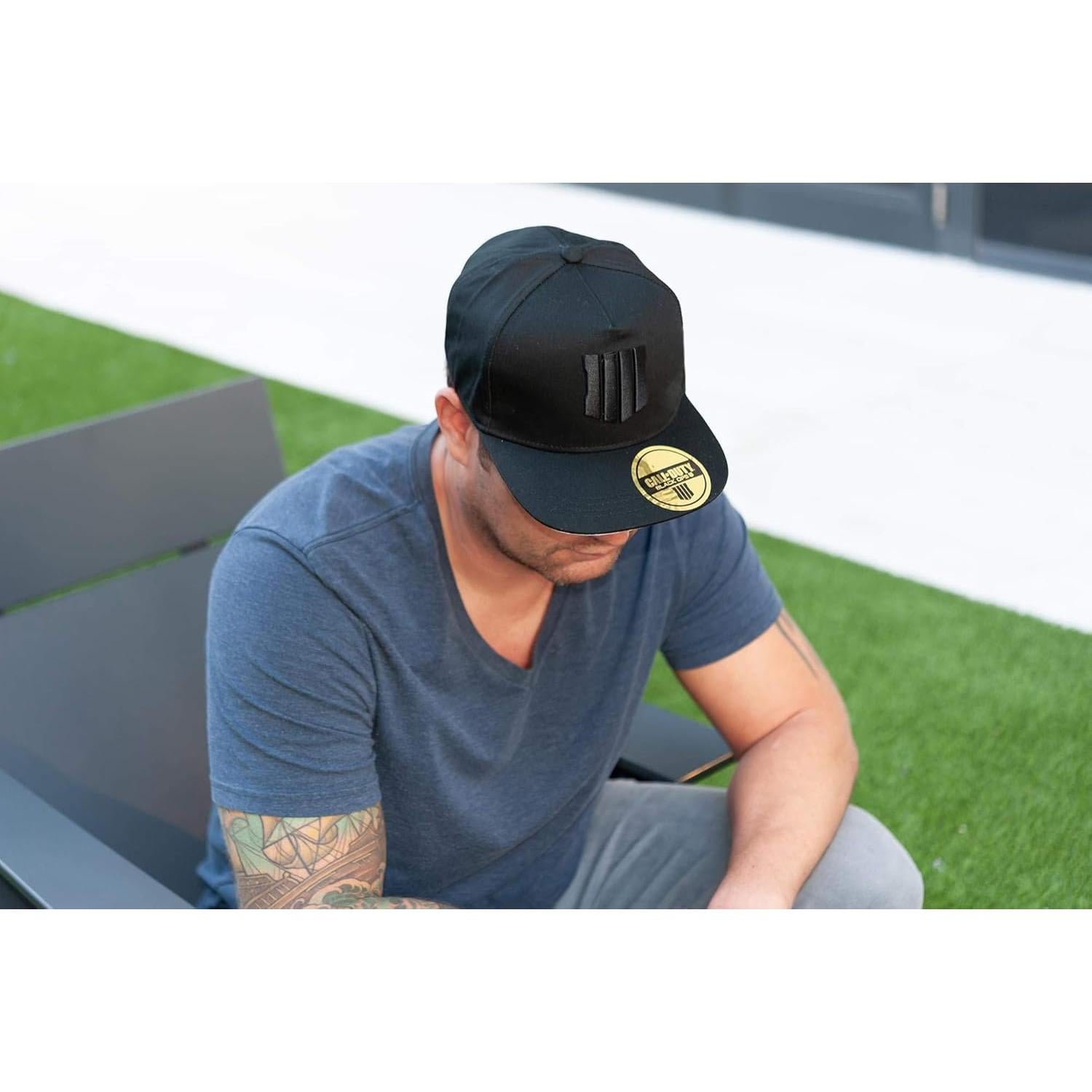 Gorra Snapback Call of Duty Black Ops 4 Ajustable Negra