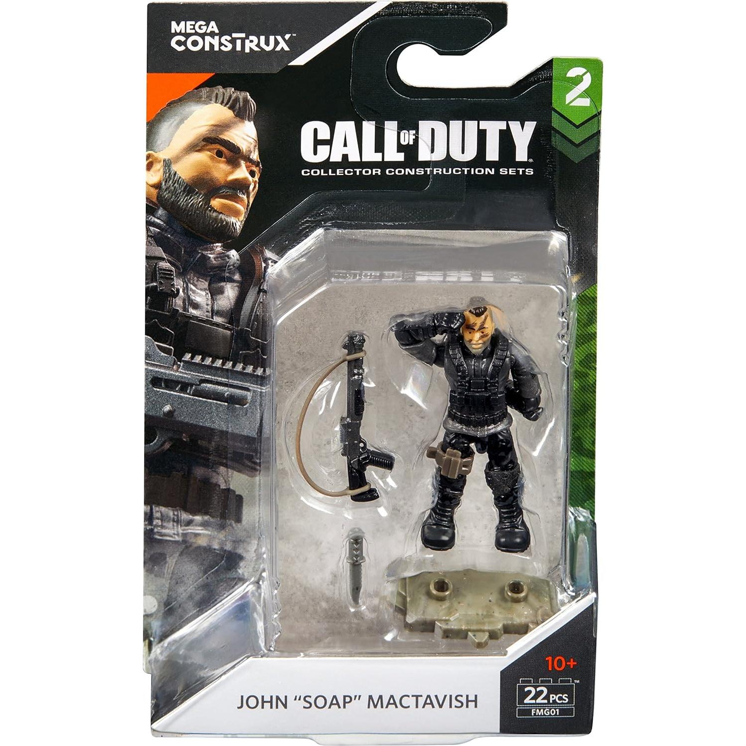 Figura de Acción Mega Construx Call of Duty Soap 22.96g