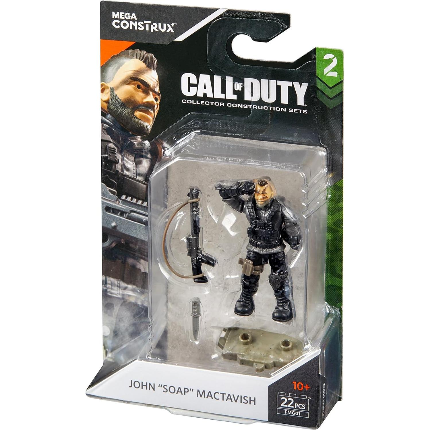 Figura de Acción Mega Construx Call of Duty Soap 22.96g