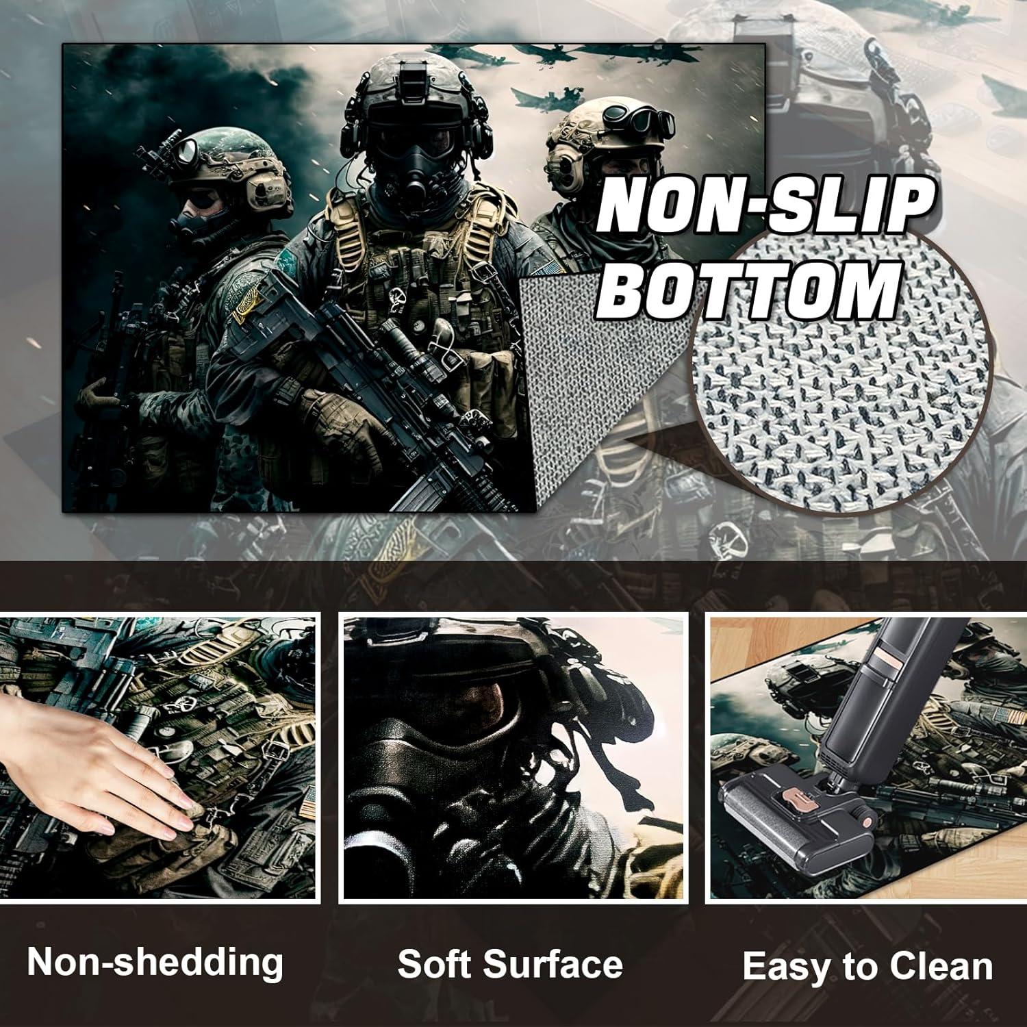 Alfombra de Juego Boiulo 1.02x1.52m Antideslizante Geométrica