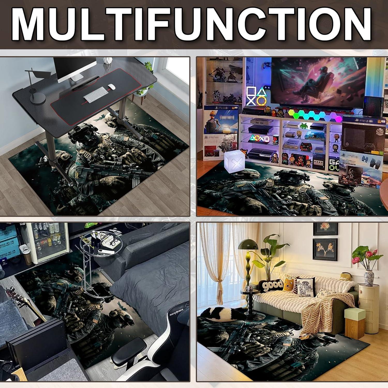 Alfombra de Juego Boiulo 1.02x1.52m Antideslizante Geométrica