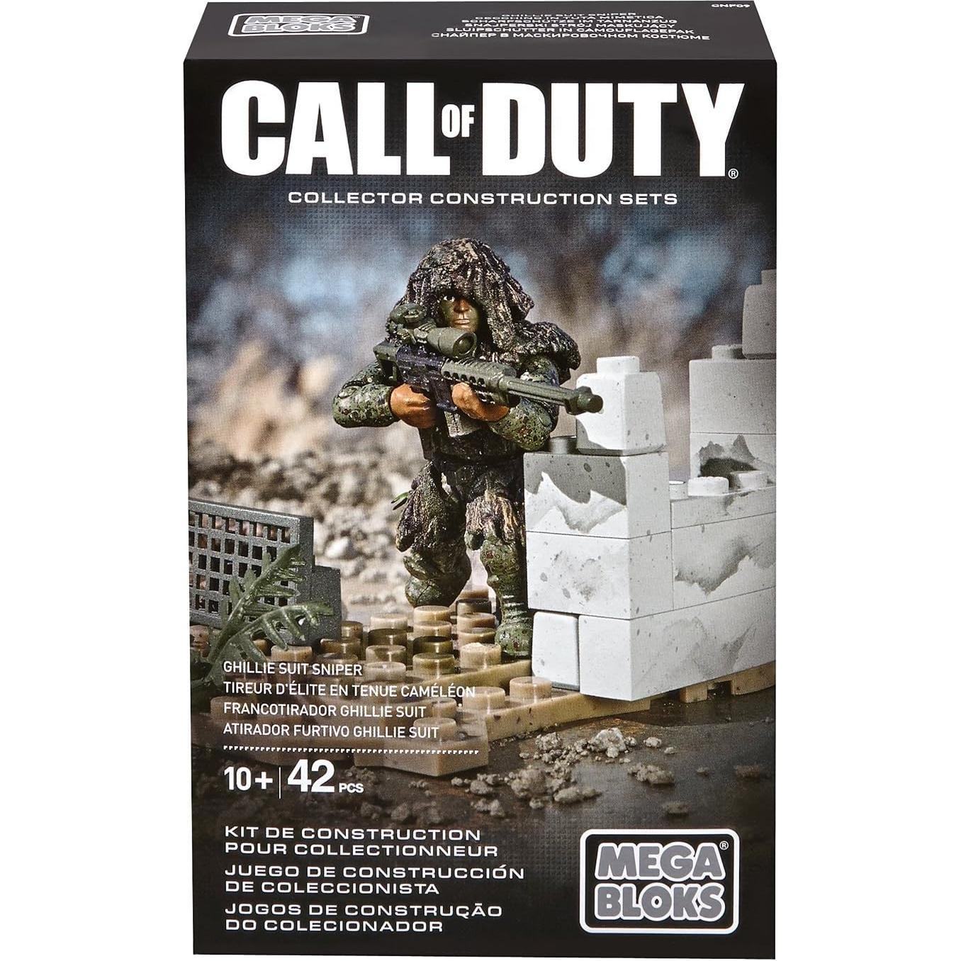 Mega Bloks Call of Duty Traje Ghillie Francotirador 42 Piezas