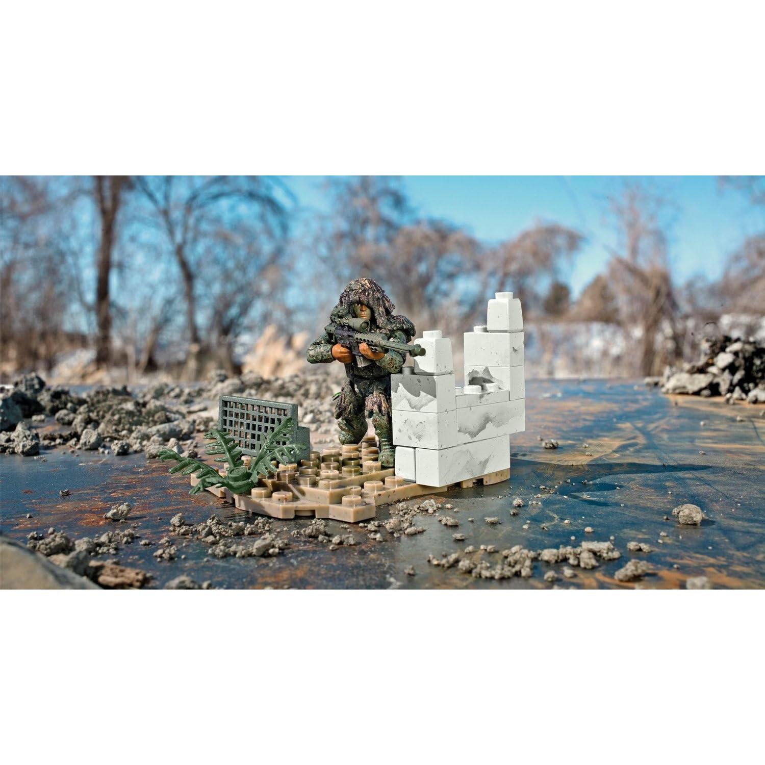 Mega Bloks Call of Duty Traje Ghillie Francotirador 42 Piezas