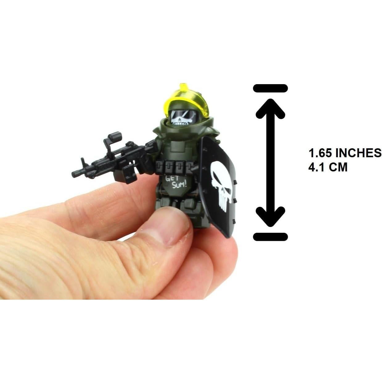 Minifigura Militar Soldado de Asalto Juggernaut Battle Brick