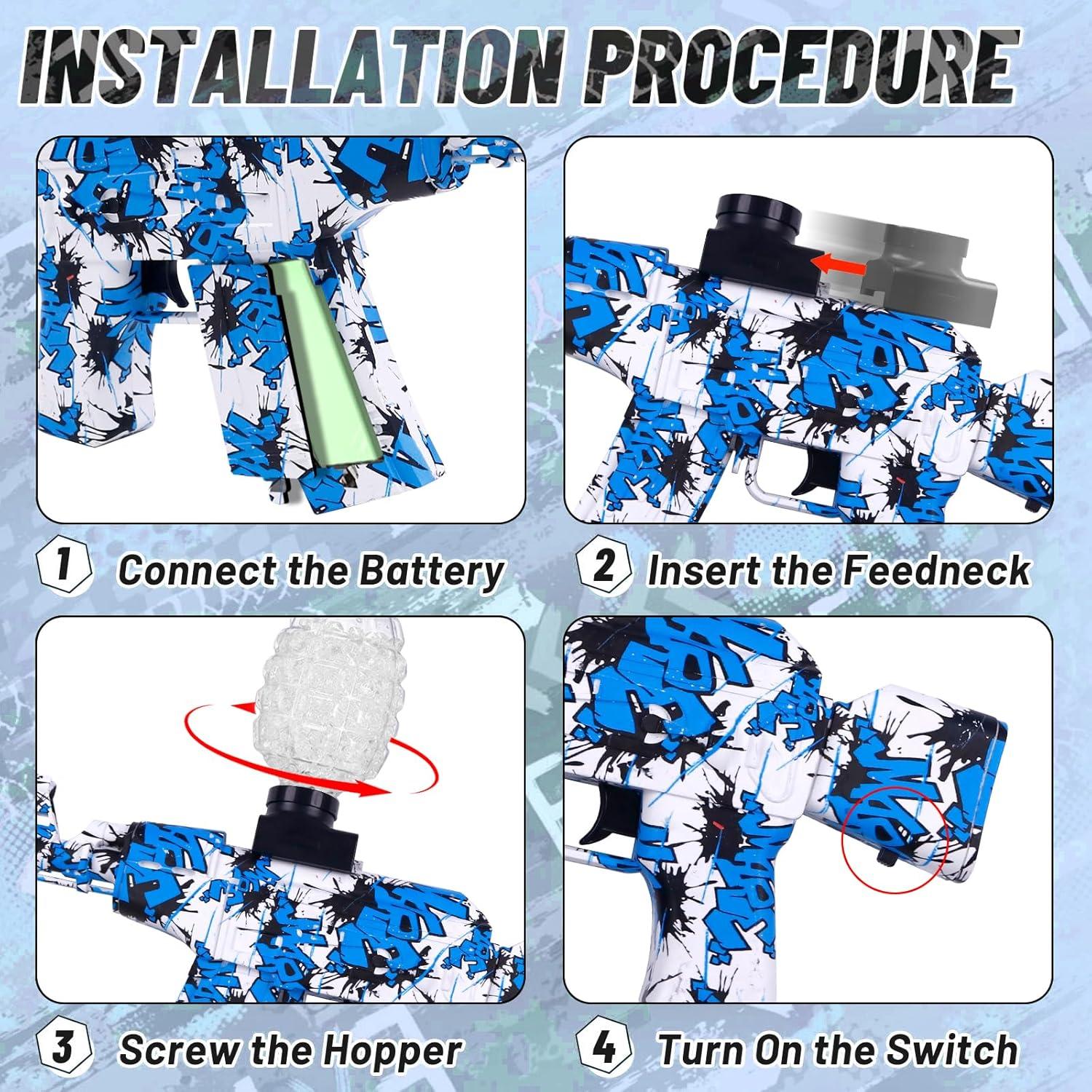 Kit de Juguete Blaster Automático Anstoy AKM Turbo Beast 0.61 kg