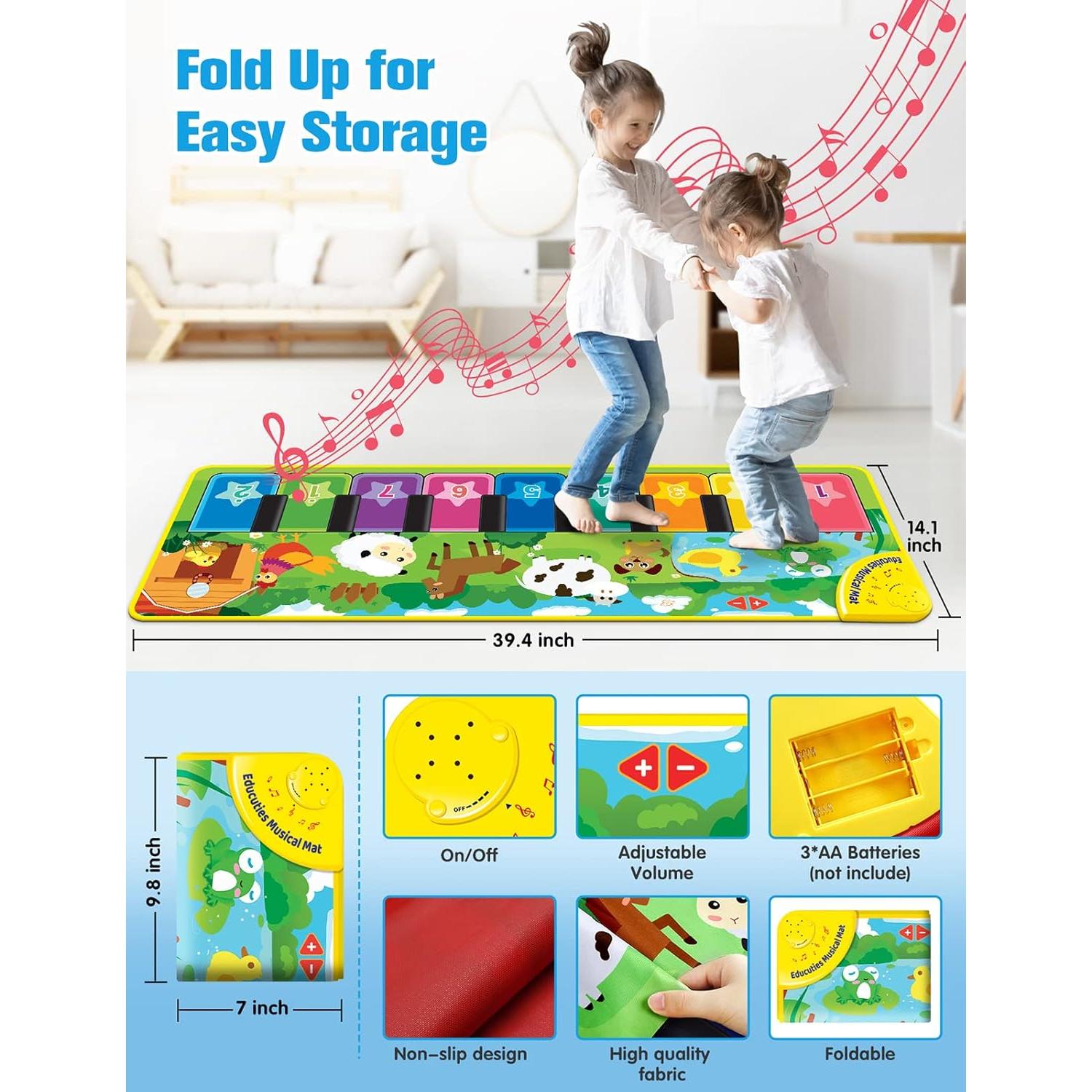 Alfombra Musical Educativa EduCuties EC-MusicalMat-02 100x36cm
