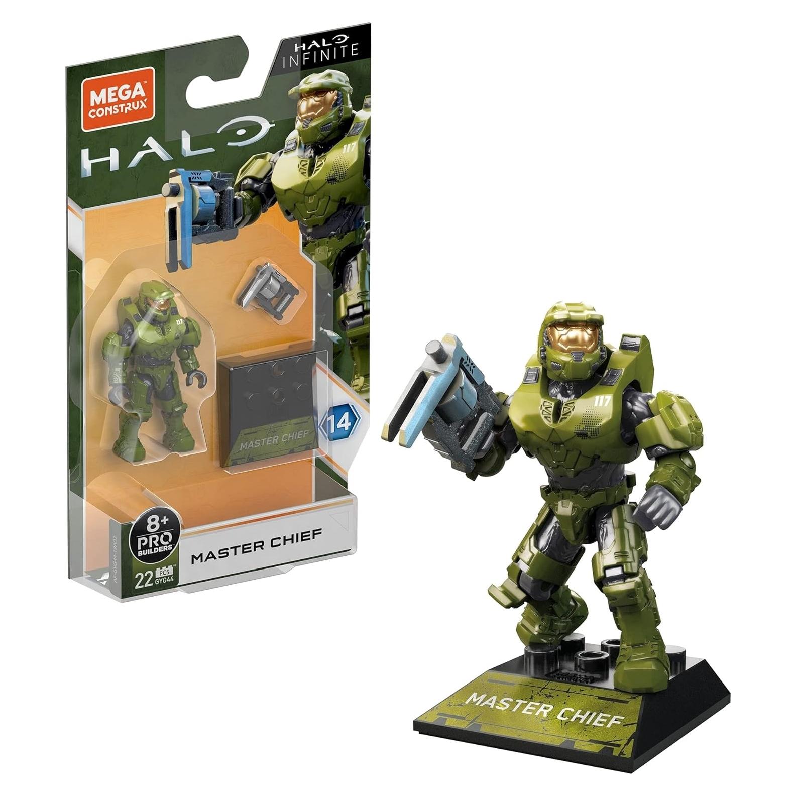 Mega Construx Mini Figura Master Chief Halo Infinite 2.49cm