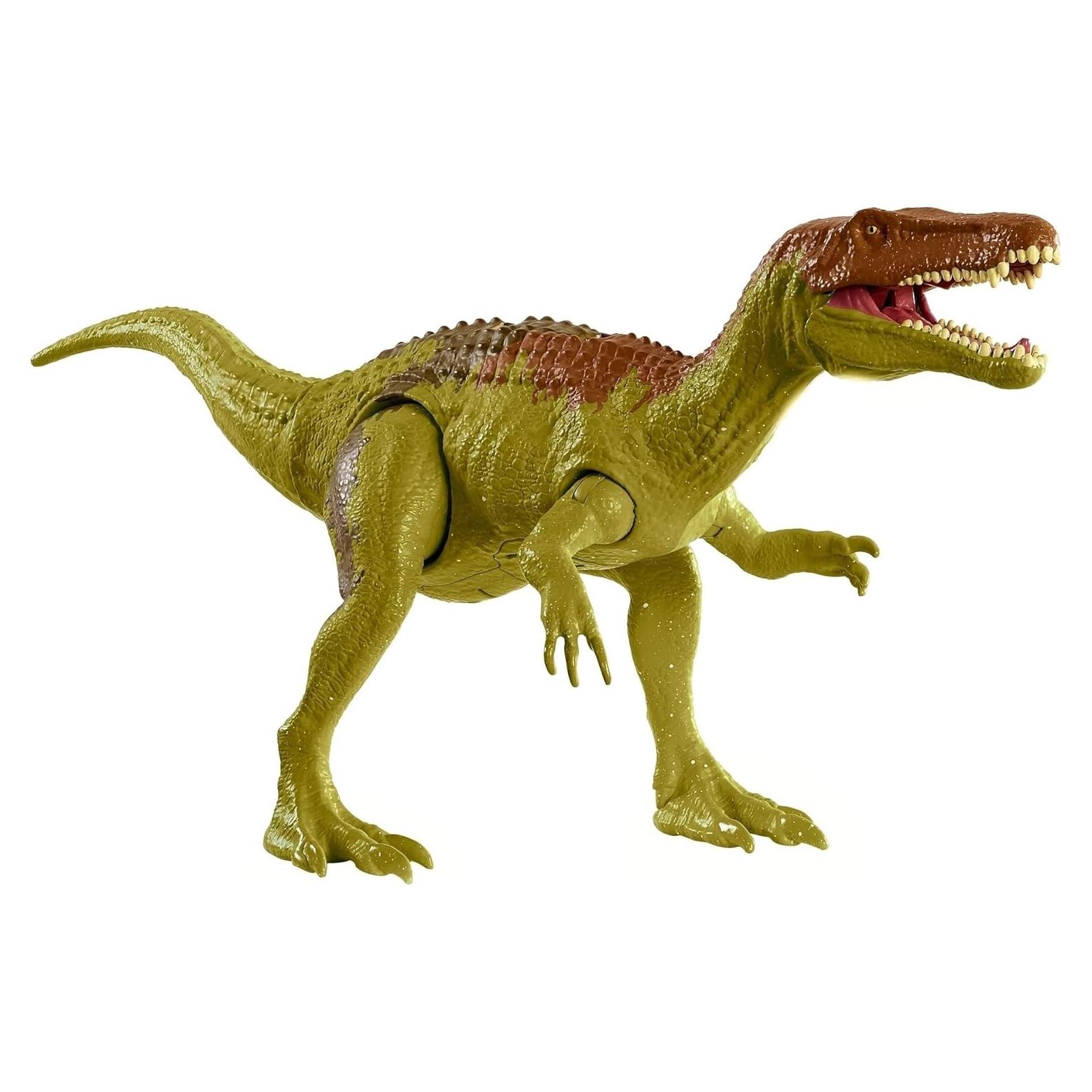 Figura de acción Mattel Jurassic World Baryonyx Limbo con sonidos