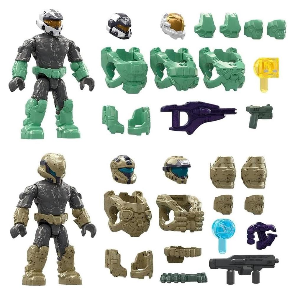 Juegos de Construcción MEGA Halo Infinite con 2 Figuras Micro