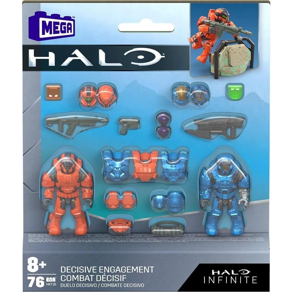 Juegos de Construcción MEGA Halo Infinite con 2 Figuras Micro