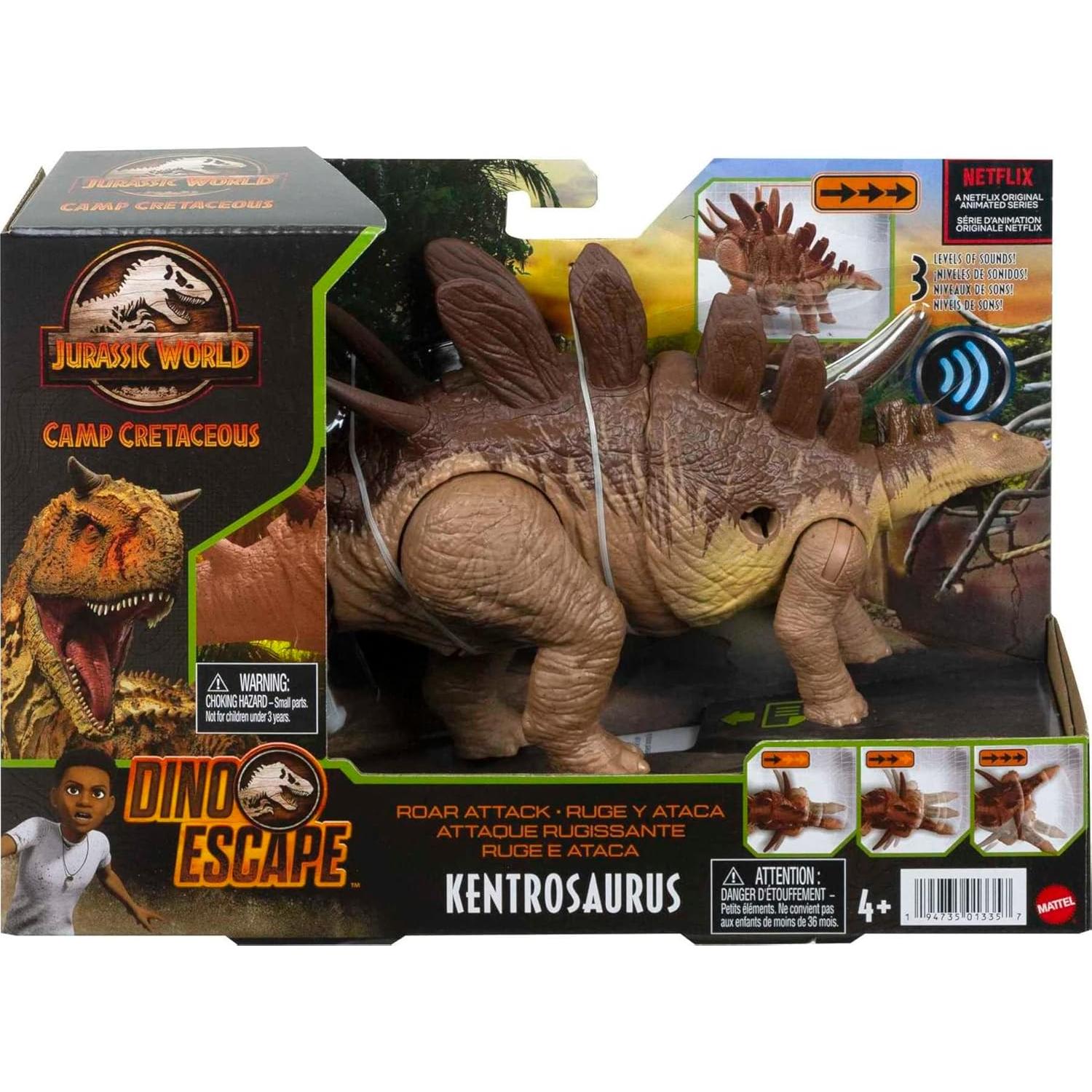 Figura de Acción Kentrosaurus Mattel Jurassic World 11.8 cm