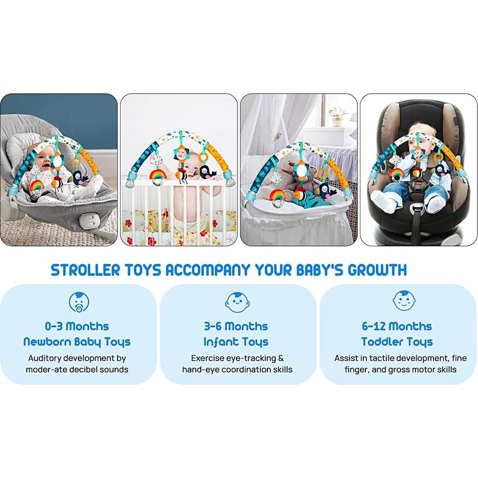 Juguete de Arco para Cochecito de Bebé SAMMAS Cielo