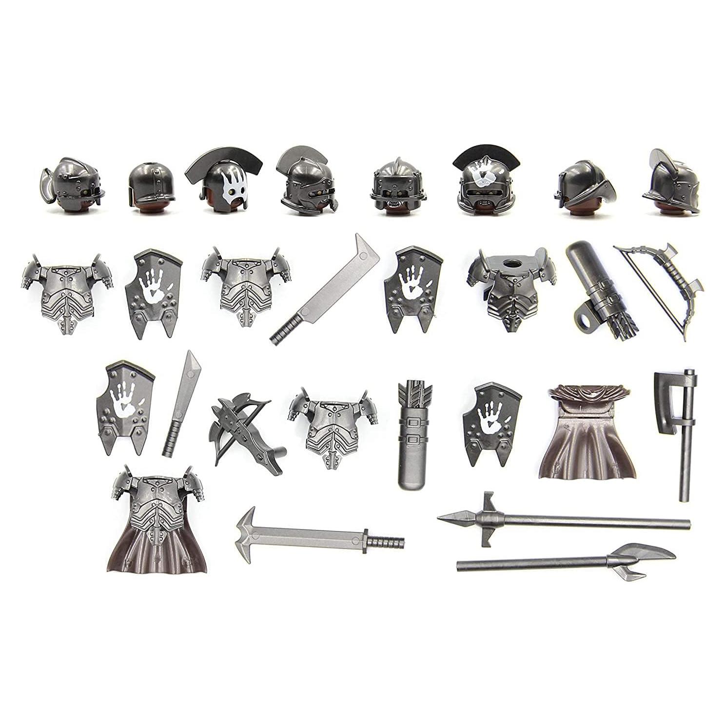 Set de Armadura y Casco Uruk-Hai Magma Brick - 71.6g