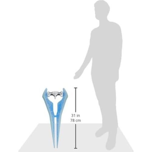 Espada Iluminada Deluxe Halo Energy Azul 76 cm Disfraz