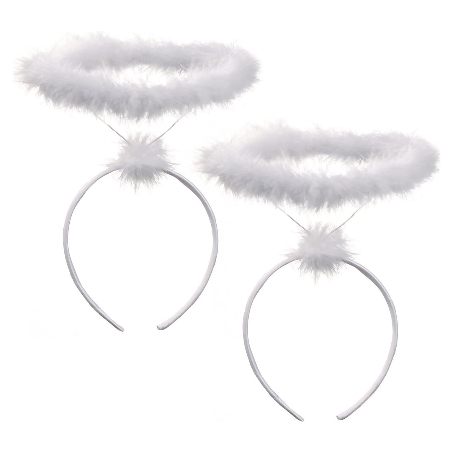 Diadema de Halo de Ángel Funcredible con Plumas - Unisex
