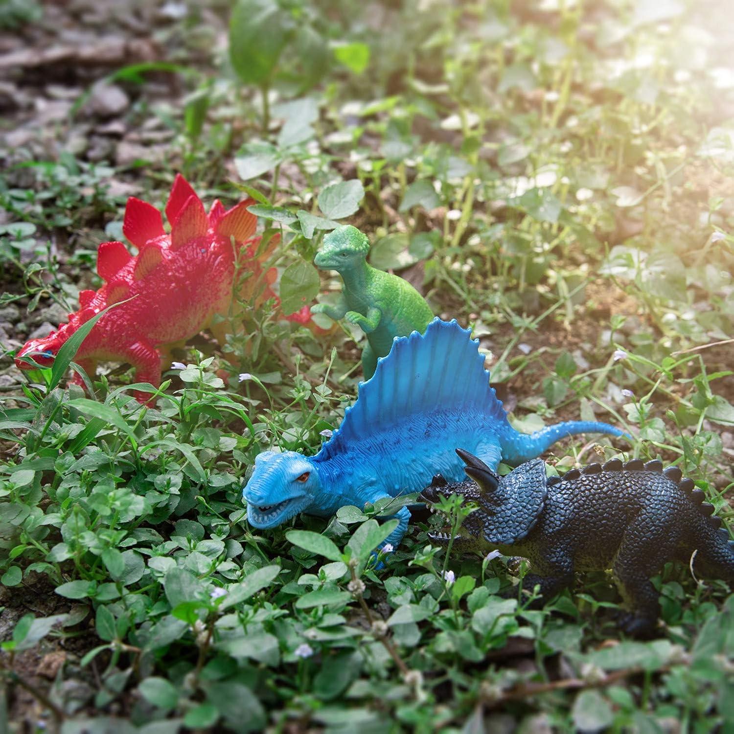 Set de Dinosaurios 12 Piezas Peruser con Libro Educativo