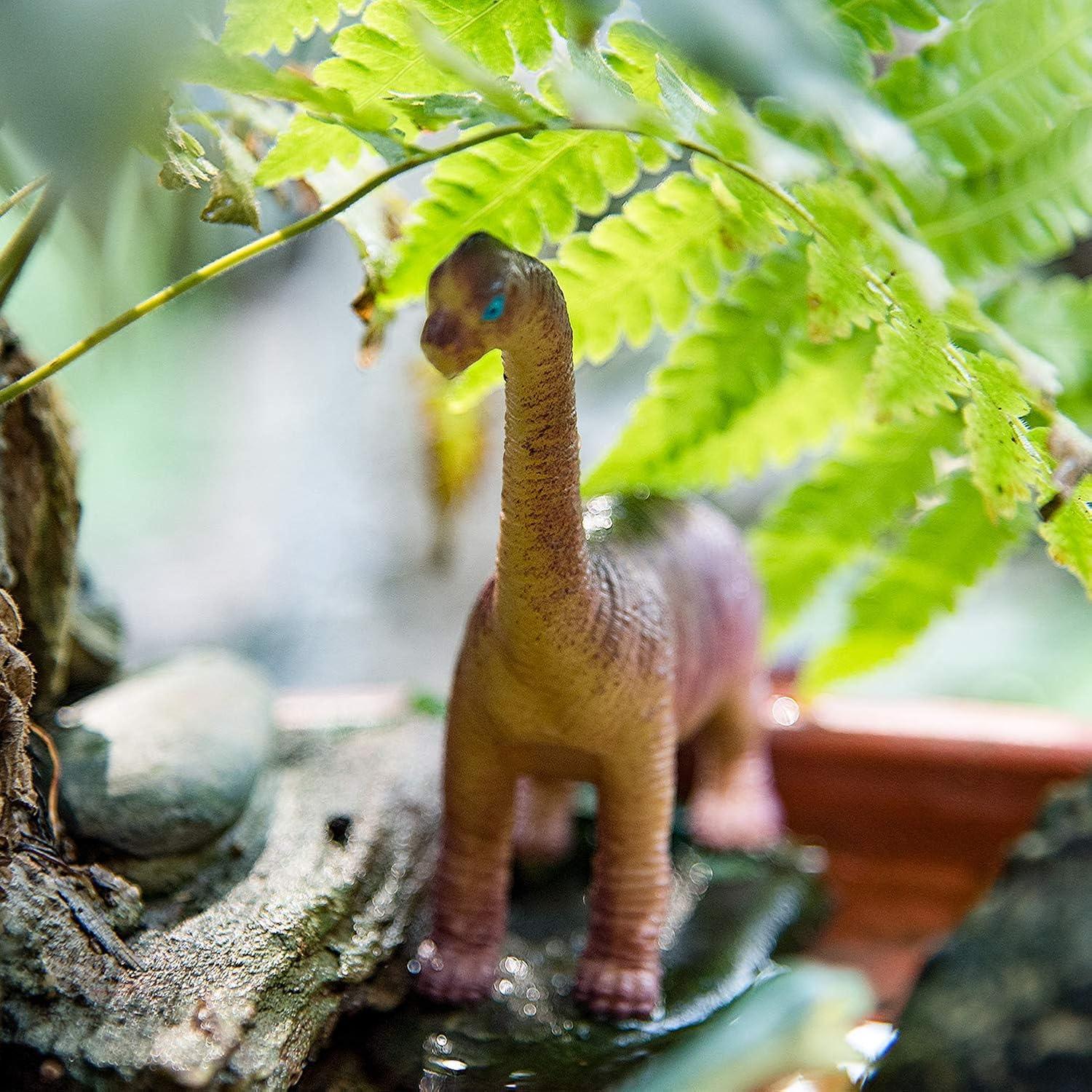 Set de Dinosaurios 12 Piezas Peruser con Libro Educativo