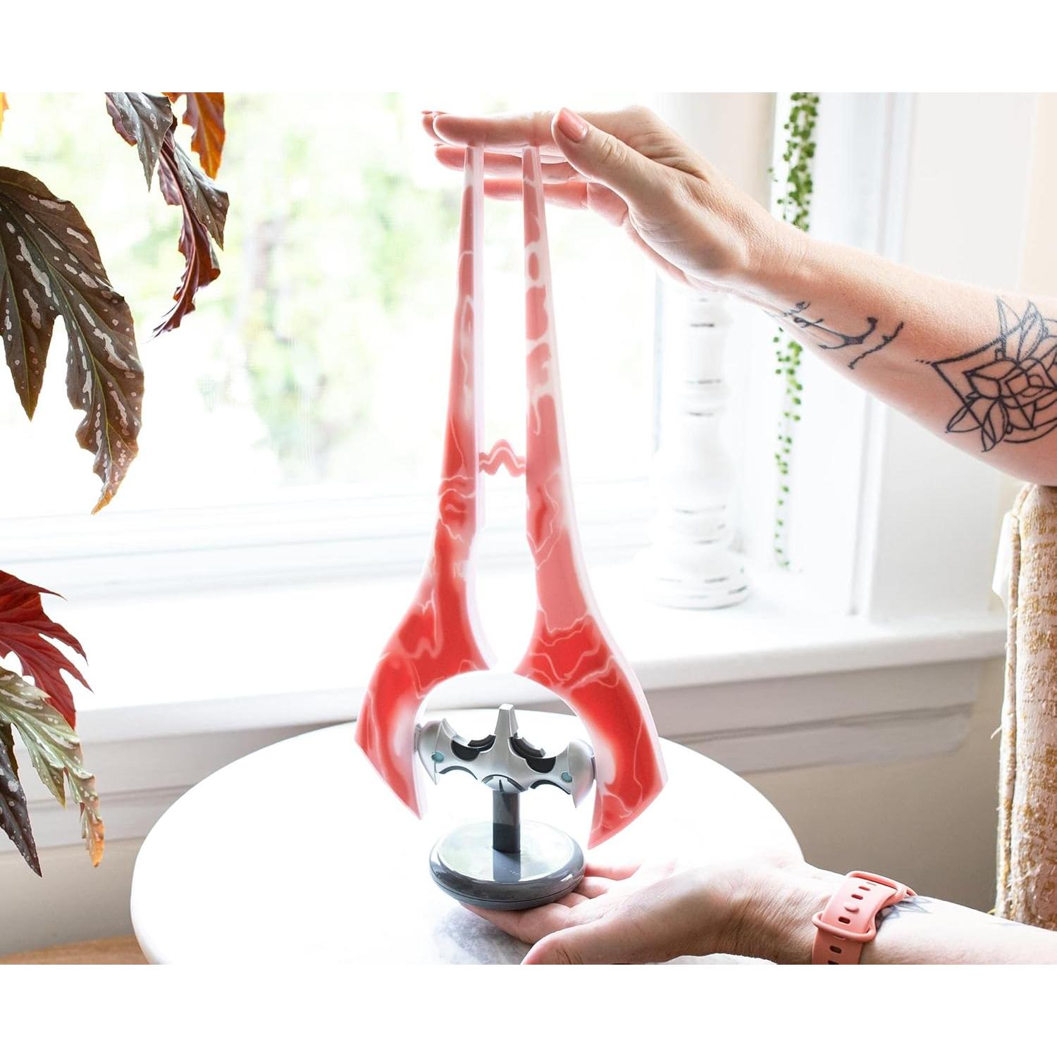 Luz LED Ambiental Réplica Espada de Energía Roja Halo Infinite 35.56cm