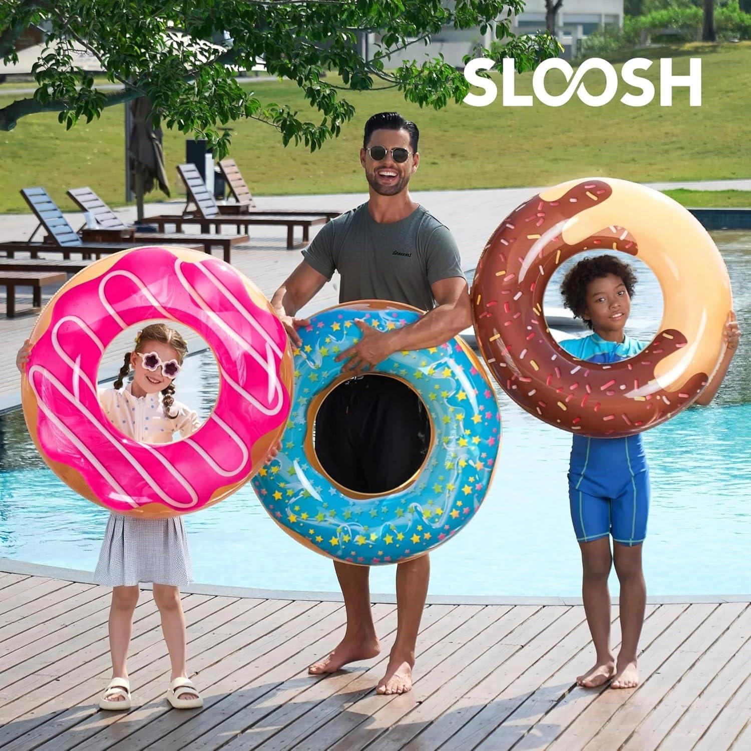 Flotador de Piscina Donut JOYIN 82.55 cm - Paquete de 3