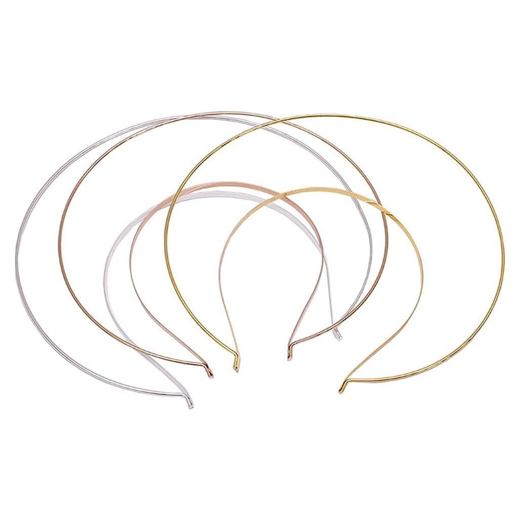 Diademas Halo de Ángel Teensery - 3 Piezas Metal - Plata, Oro, Rosa