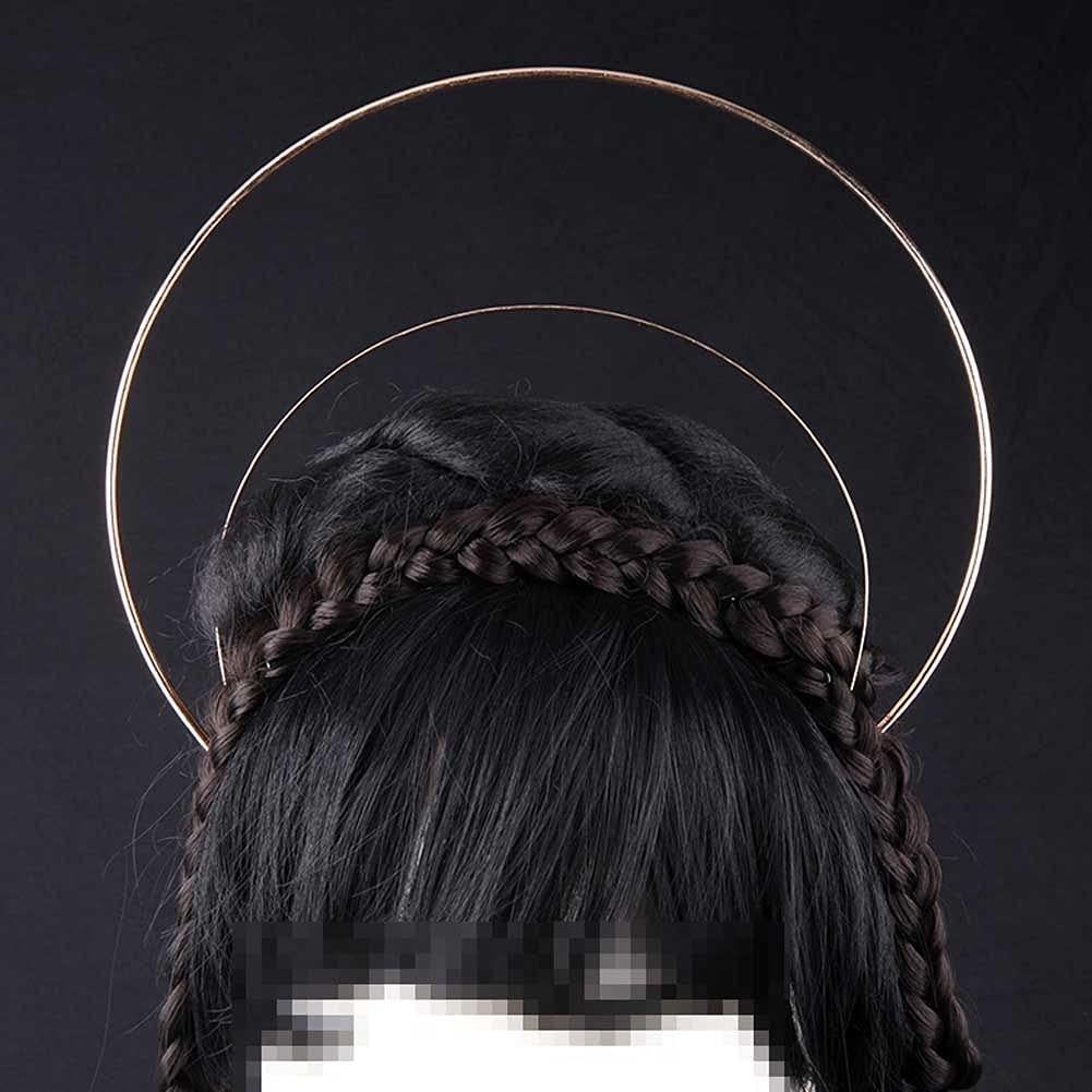 Diademas Halo de Ángel Teensery - 3 Piezas Metal - Plata, Oro, Rosa