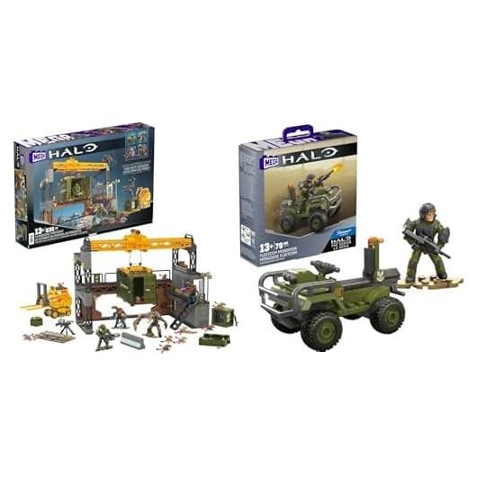 Set de Construcción MEGA Halo Inundación y Mongoose FLEETCOM