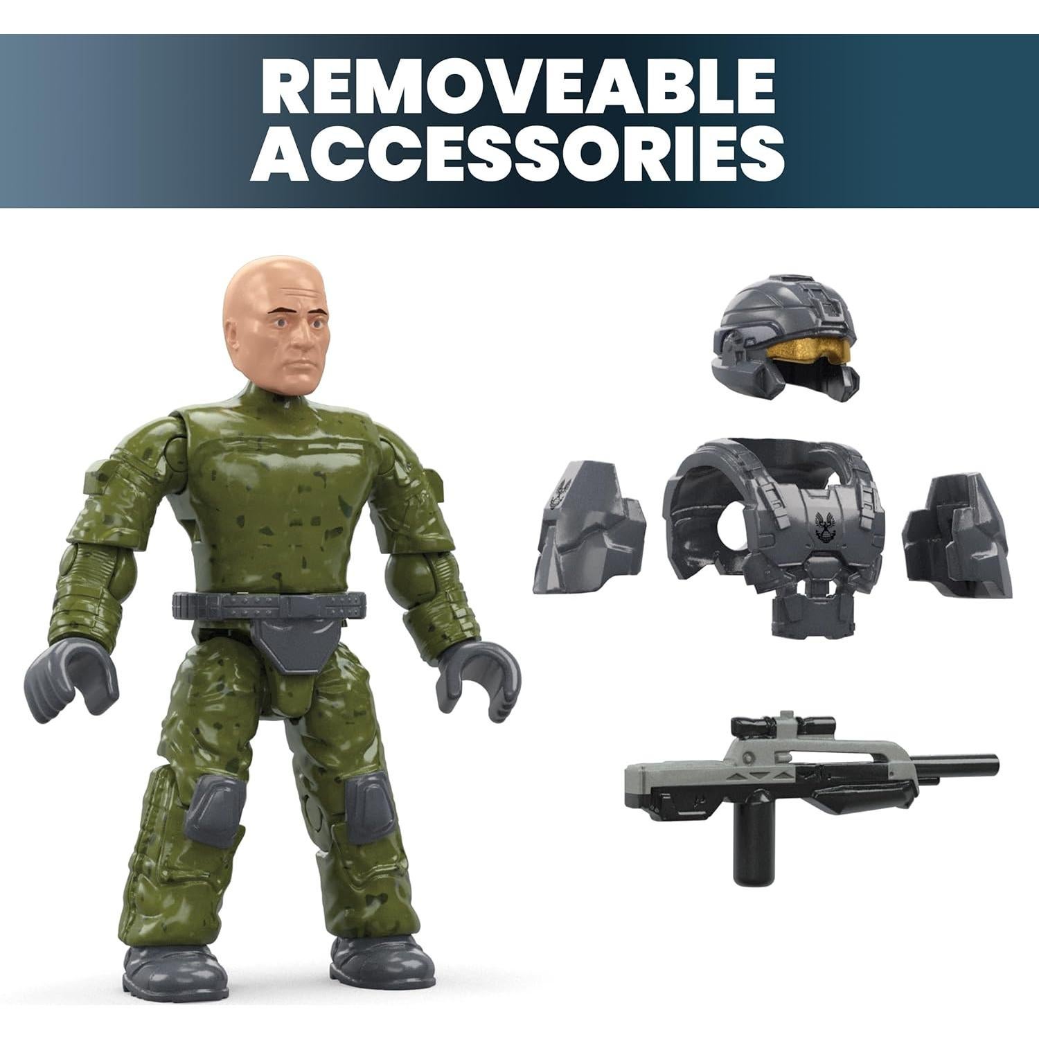 Set de Construcción MEGA Halo Inundación y Mongoose FLEETCOM