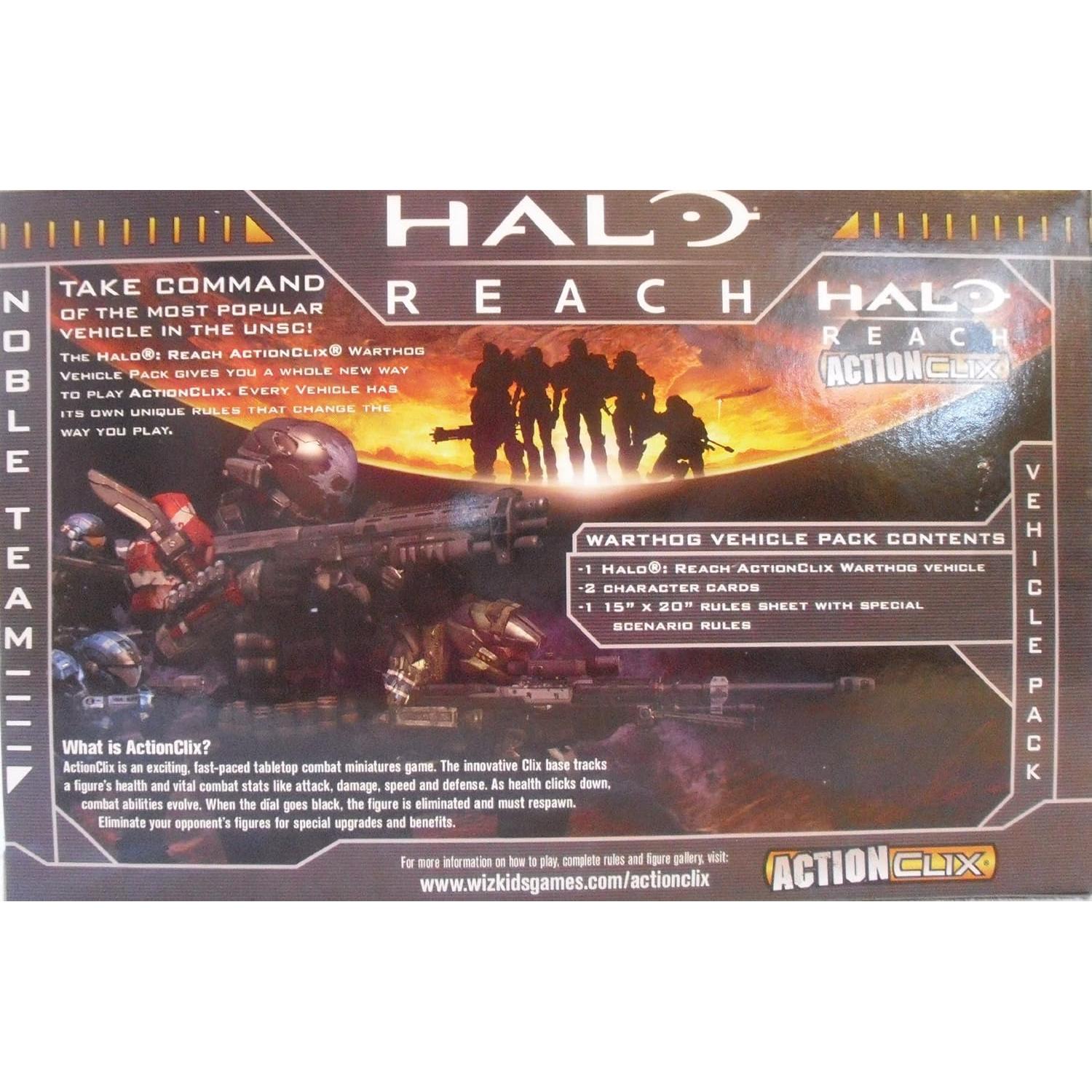 Vehículo Warthog NECA Halo Reach Action Clix 13.97 cm
